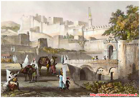 Alger - La porte Bab Azoun et les remparts