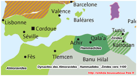 Les Zirides vers 1100