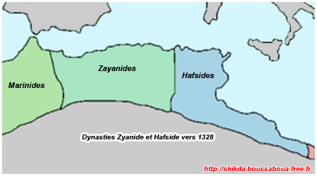 Les Zayanides vers 1328
